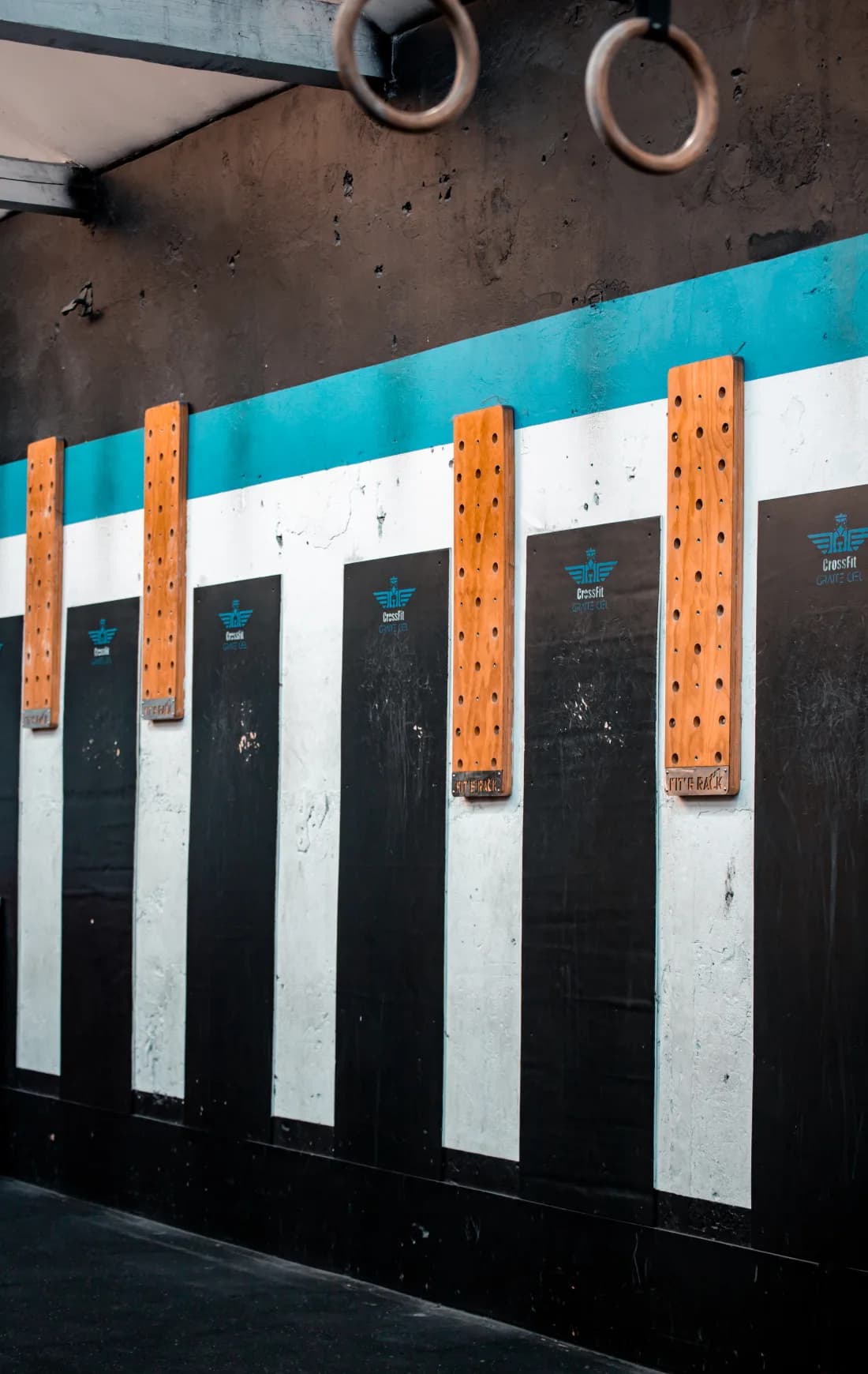 Mur à cibles pour wall balls